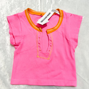 Out From Under Short Sleeve Top Size Extra Small B388